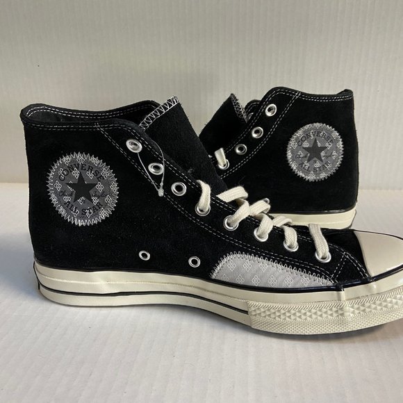 Converse All Star Chucks 70 Hi Twisted Prep Black Mouse 166855C Men's Size 10 - Picture 4 of 7